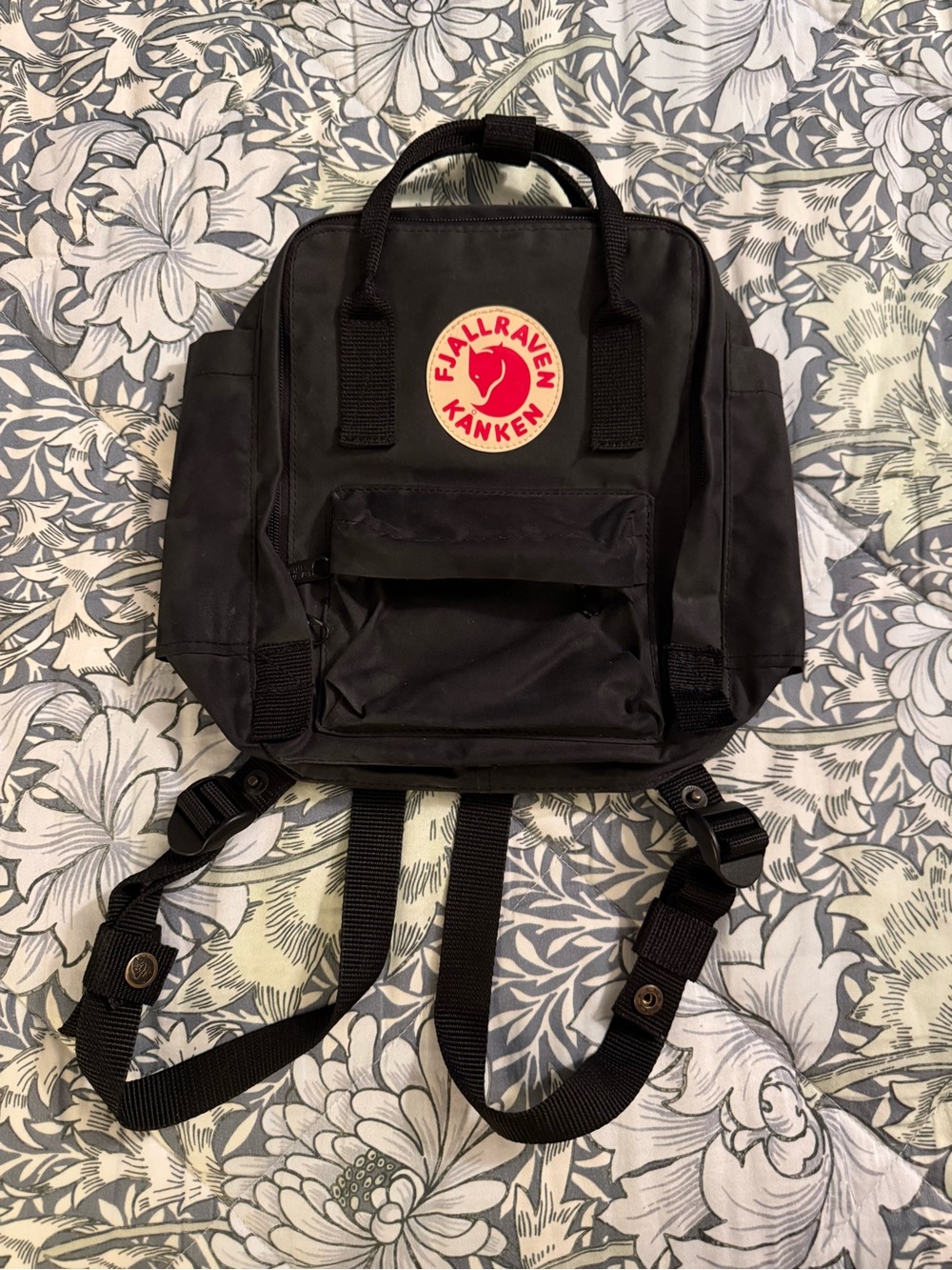 Fjallraven Kanken Mini Backpack, Black - Picture 2 of 3